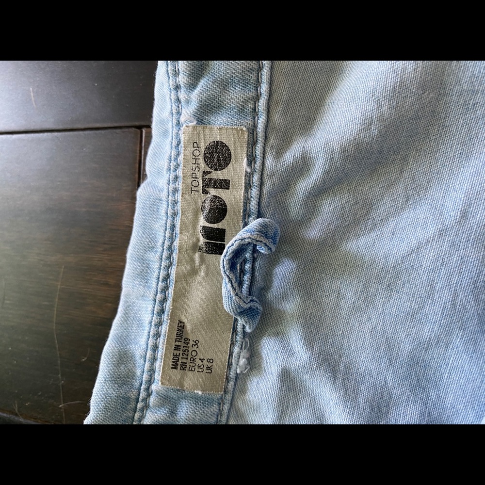 TopShop Jean Button Up - Picture 2 of 3